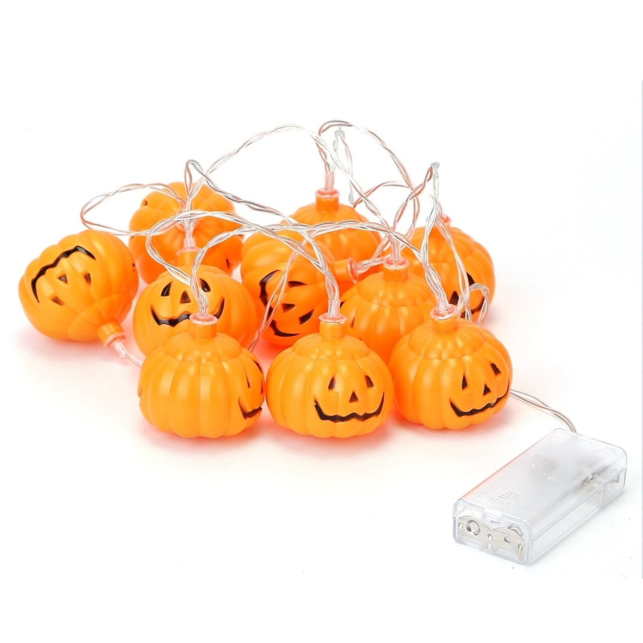Halloween String Lights 59In Total Length Pumpkin Led Lamps